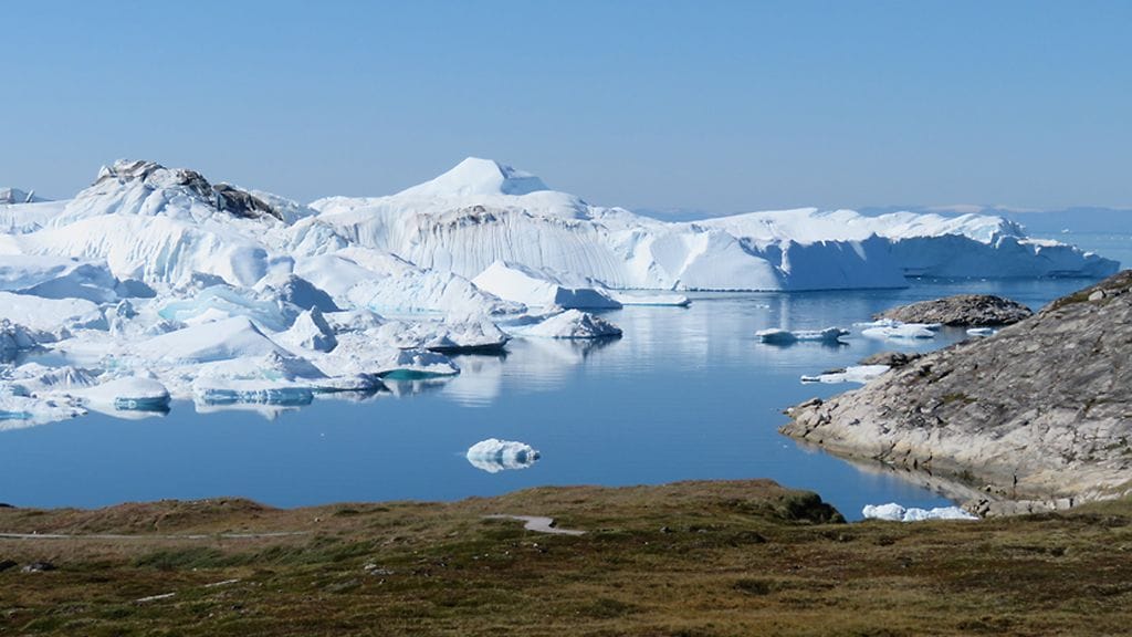 Grönlannin jäätikköä.