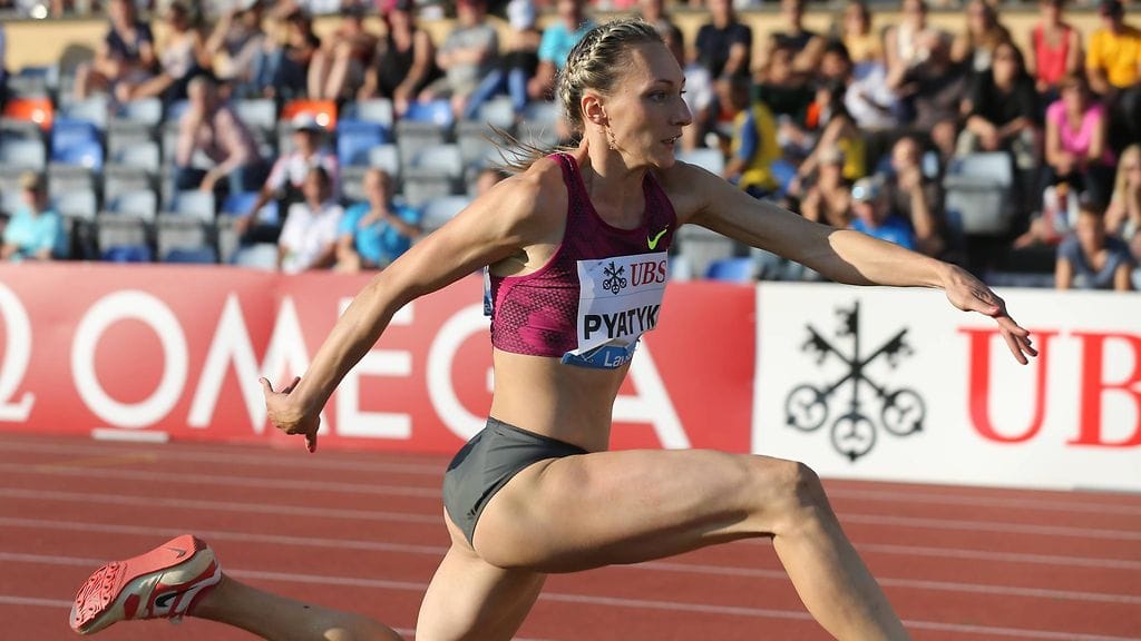 Anna Pjatih Lausanne Timanttiliigassa kesällä 2014.