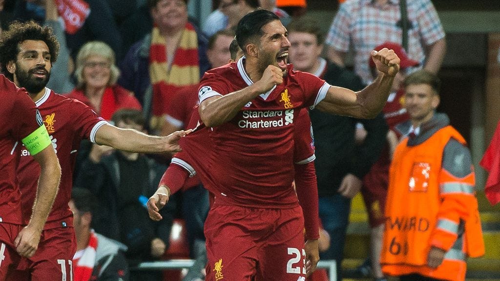 Emre Can iski kaksi maalia Liverpoolille.