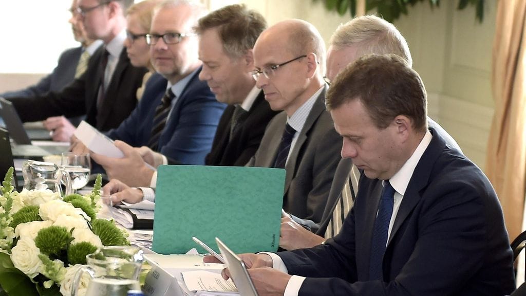 Kuva viime vuoden budjettineuvotteluista Kesärannasta.