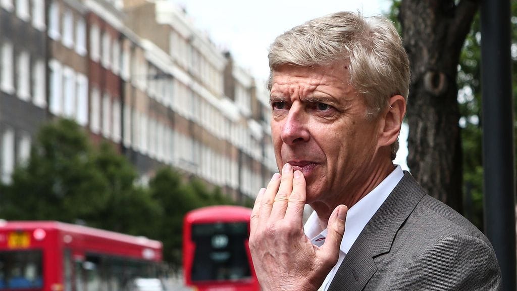 Arsene Wenger Lontoossa.