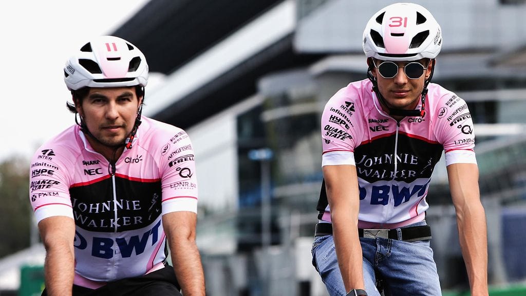 Sergio Perez ja Esteban Ocon