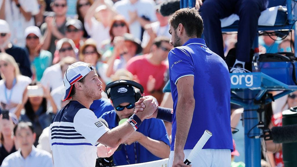 Diego Schwartzman ja Marin Cilic.
