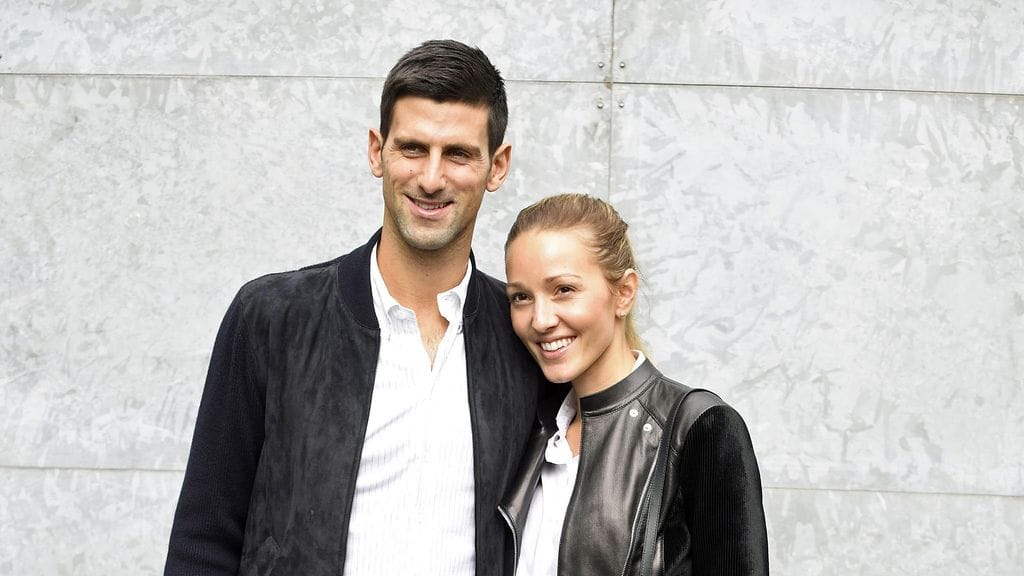 Novak ja Jelena Djokovic.