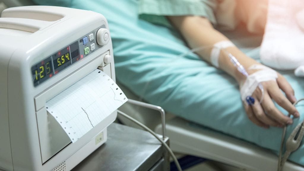 Hätäsektio osoittautui ainoaksi vaihtoehdoksi. Kuvituskuva.