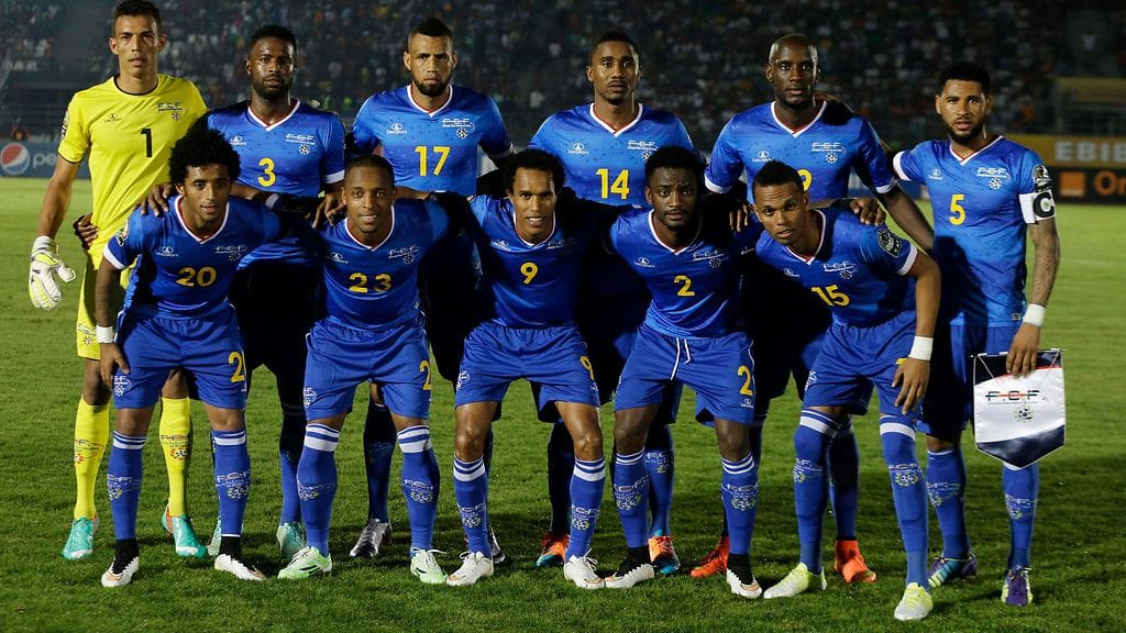 Kap Verden maajoukkue vuonna 2015.