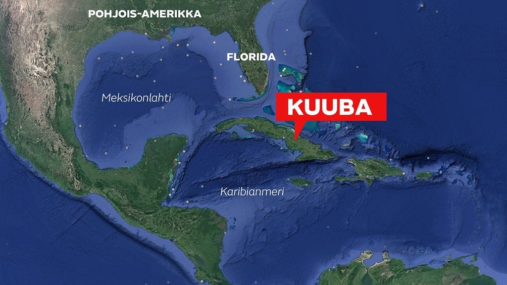 Meteoriitin uskotaan syöksyneen maahan Kuuban länsiosassa.