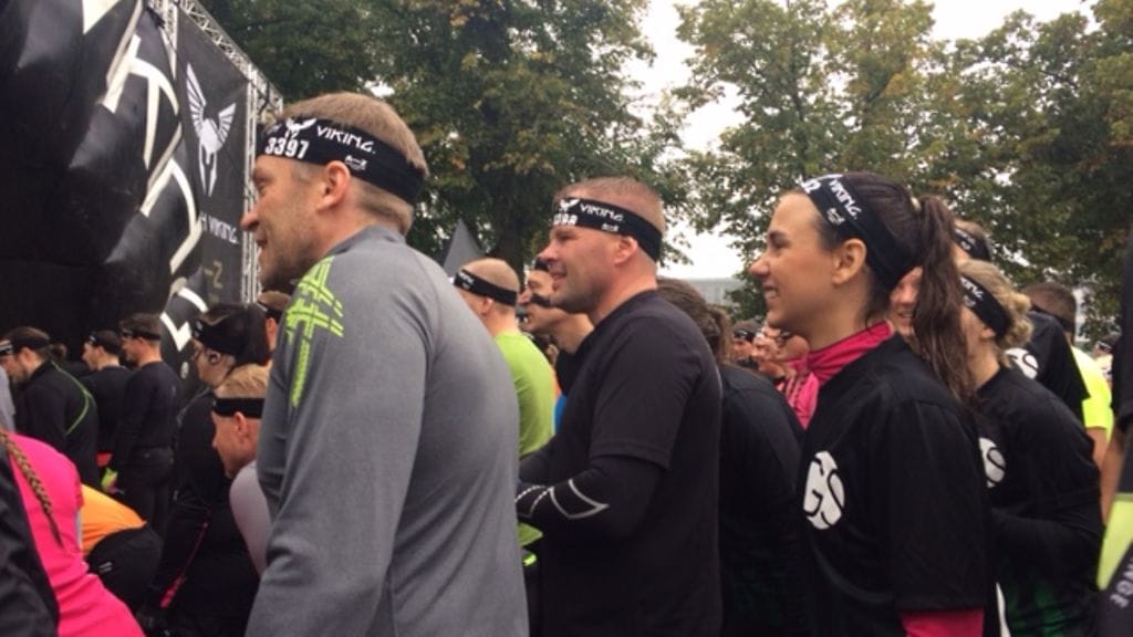 Tough Viking -kilpailu lähtö