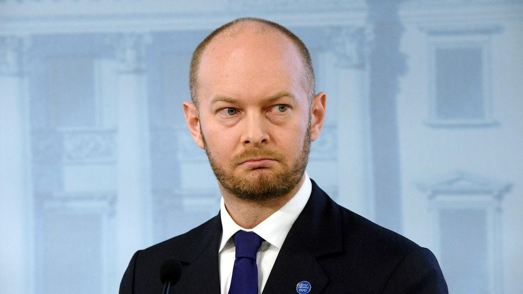 Sinisen tulevaisuuden puheenjohtaja Sampo Terho.