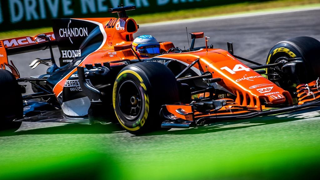 Fernando Alonso McLaren-autossa.
