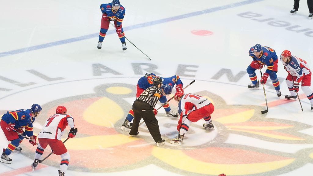 Arkistokuva viime kevään playoff-ottelusta Jokerit–TsSKA Moskova.