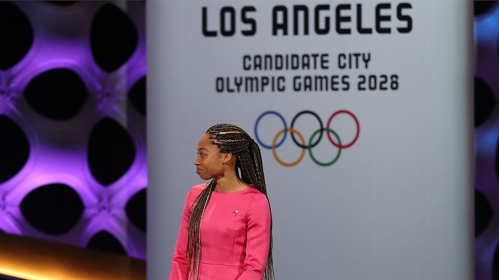 Alyson Felix oli mukana Los Angelesin olympiahakemuksessa