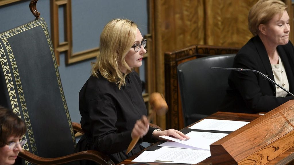 Maria Lohela on tällä hetkellä eduskunnan puhemies.