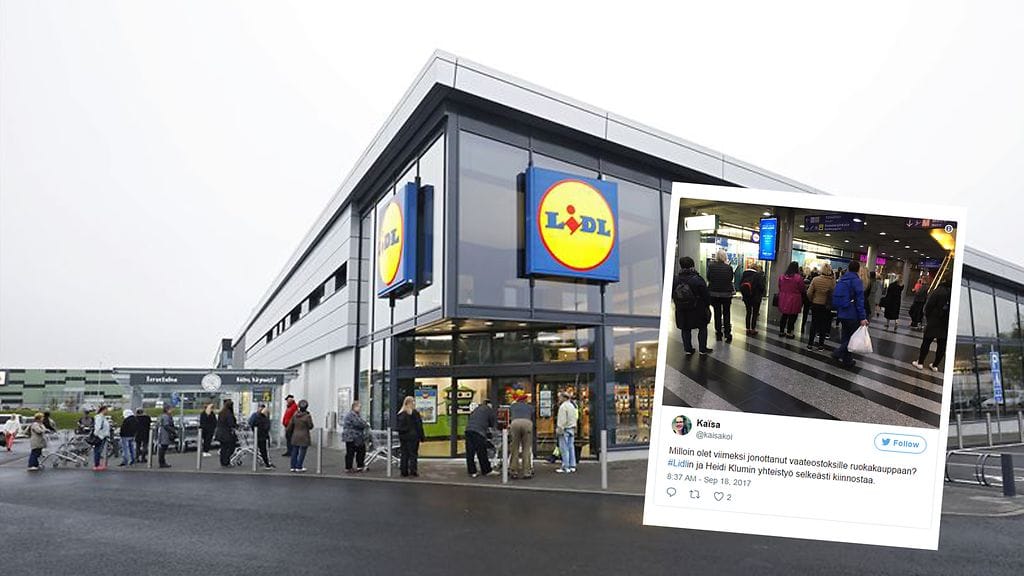 Kuvan lähde Lidl, toinen kuva Twitter.