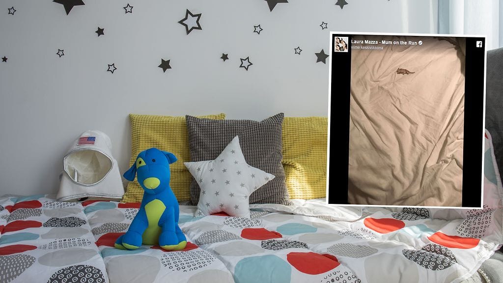 Äiti kertoo humoristisesti pelkotiloista, joita pojan huoneesta tehty löytö hänessä herätti.