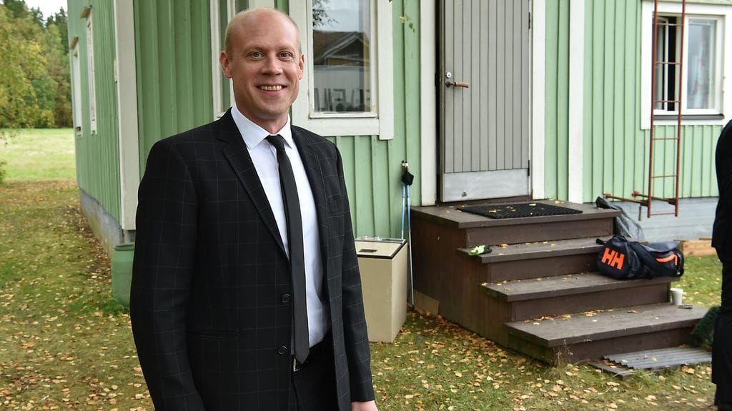 Ilkka Forss Ilosia aikoja, Mielensäpahoittaja -kuvauksissa 19.9.2017