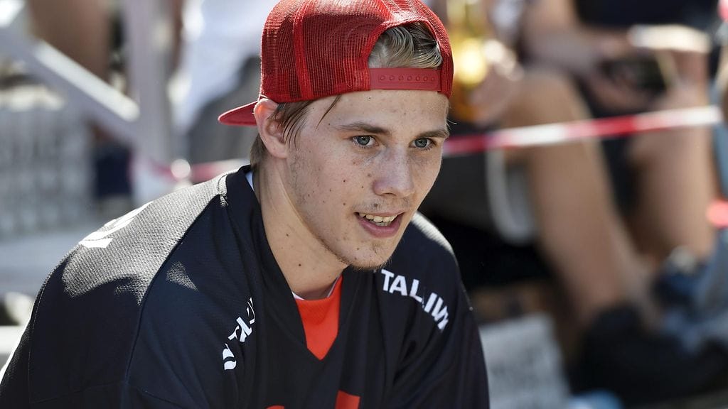 Henrik Haapala Street Hockey -tapahtumassa elokuussa Helsingissä.