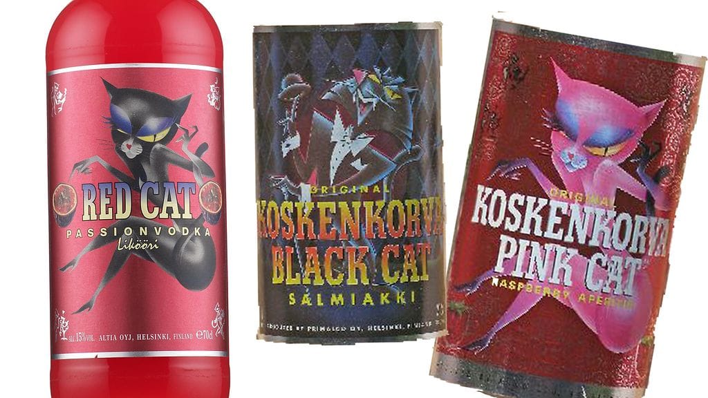 Pink Cat red cat black cat