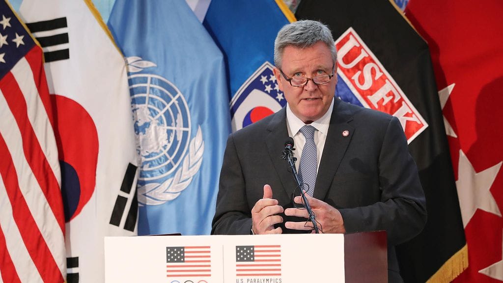 USA:n olympiakomitean johtaja Scott Blackmun. Arkistokuva.