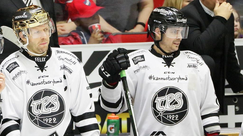 TPS:n tehoduo Eric Perrin ja Tomi Kallio jatkoivat hyvässä vireessä.