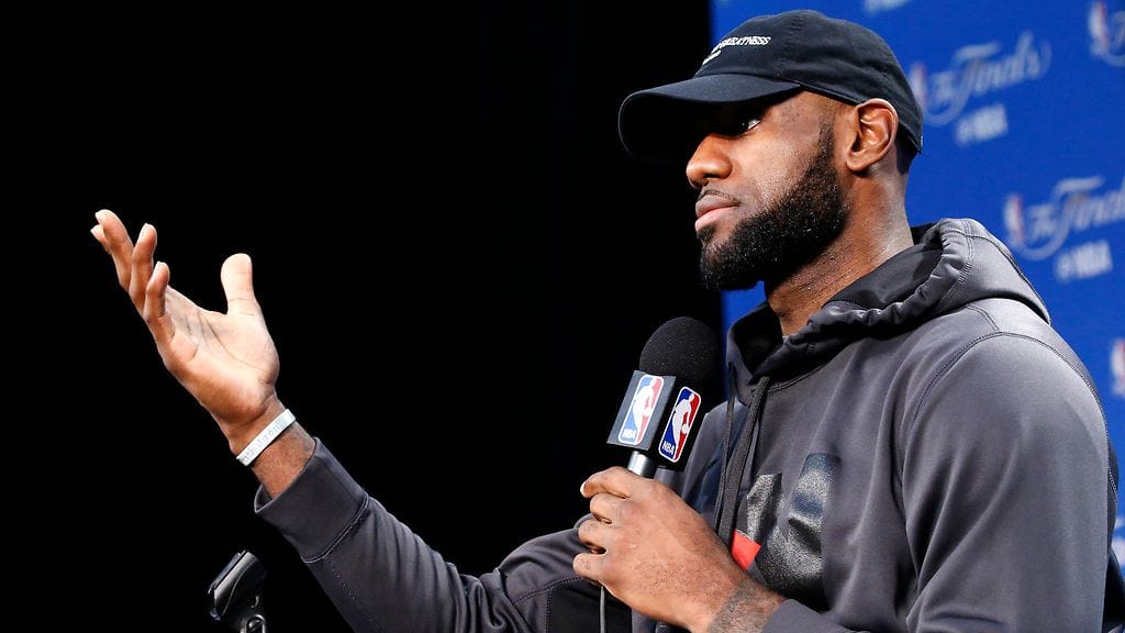 LeBron James on NBA-liigan suurin tähti.