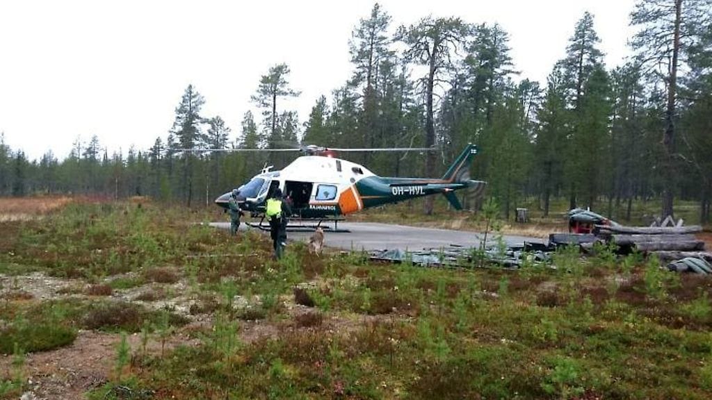 Etsintöihin on saatu tänään mukaan Rajavartiolaitoksen helikopteri.