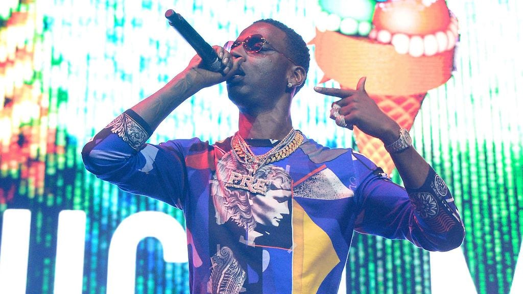 Young Dolph esiintyi kesäkuussa 2017 Los Angelesissa.