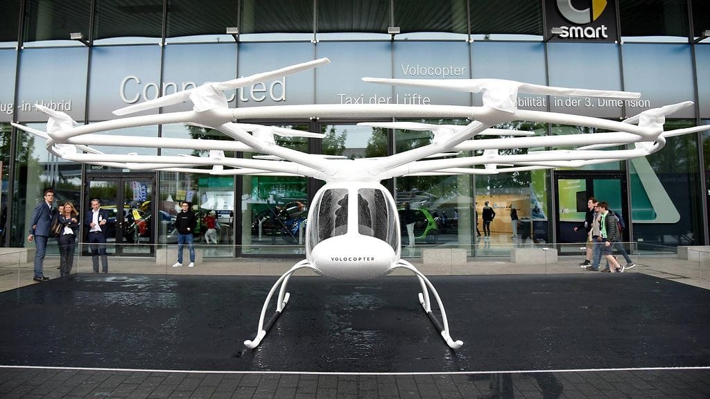 Saksalainen Volocopter.