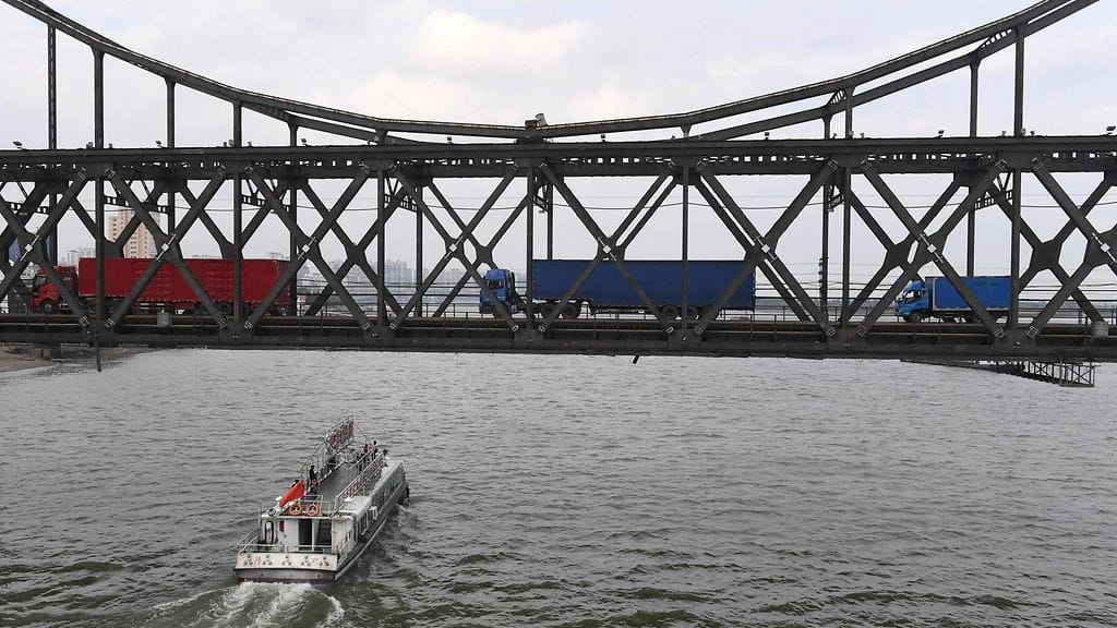 Kuvituskuvaa Kiinan ja Pohjois-Korean väliseltä rajalta.