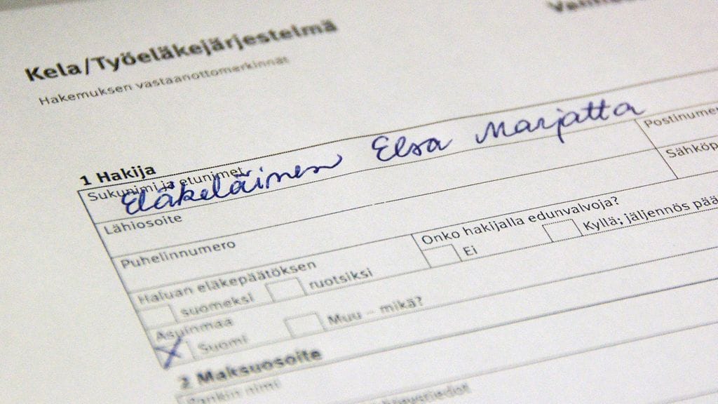 Työuraeläkkeen määrä on hieman pienempi kuin esimerkiksi työeläkkeen.