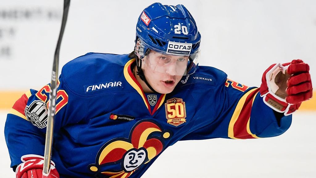Eeli Tolvanen oli KHL:ssä viime viikon paras hyökkääjä ja tulokas.