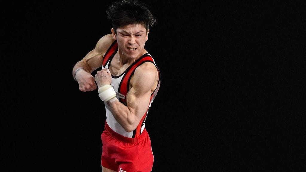 Kohei Uchimura karsiutui kuusiottelun loppukilpailusta MM-kisoissa.