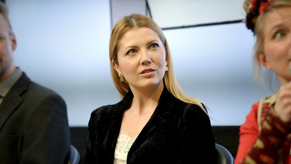 Jenni Alexandrova kuvattuna Helsingissä kuluvan vuoden helmikuussa.