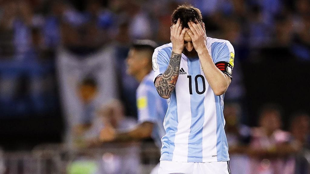 Lionel Messillä ja Argentiinalla on ollut vaikeaa MM-karsinnoissa.