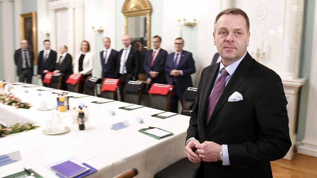 Helsingin pormestari Jan Vapaavuori tapasi Suomen 21 suurimman kaupungin johtoa suurten kaupunkien tapaamisessa Helsingin kaupungintalolla.