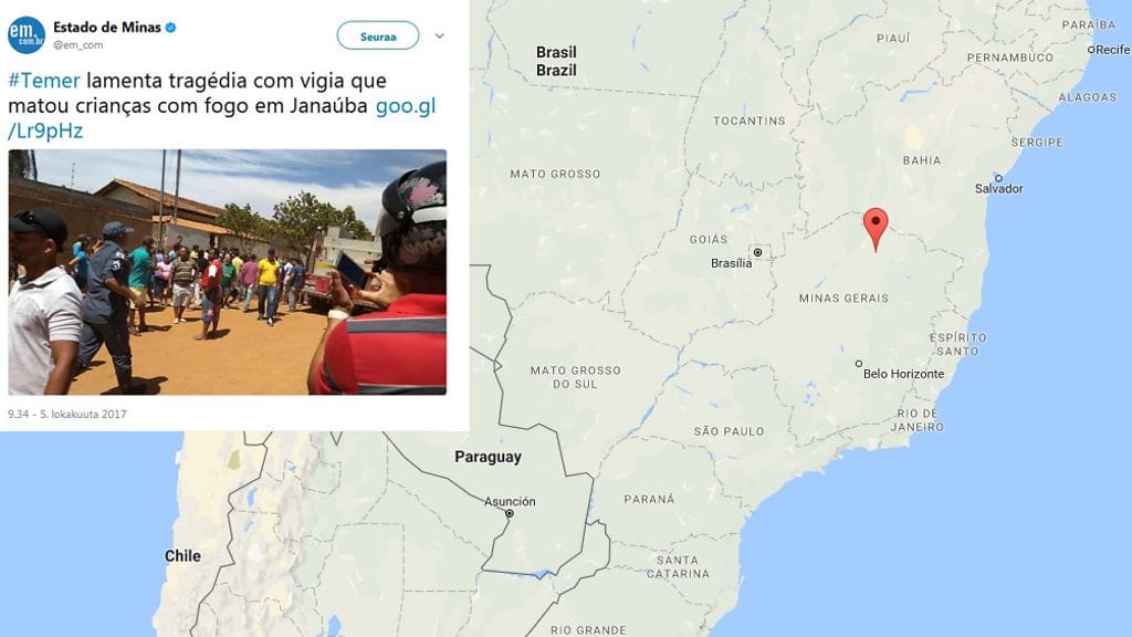 Isku tapahtui Janauban alueella.