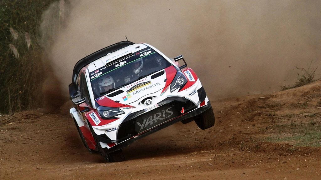 Juho Hänninen Katalonian MM-rallissa.