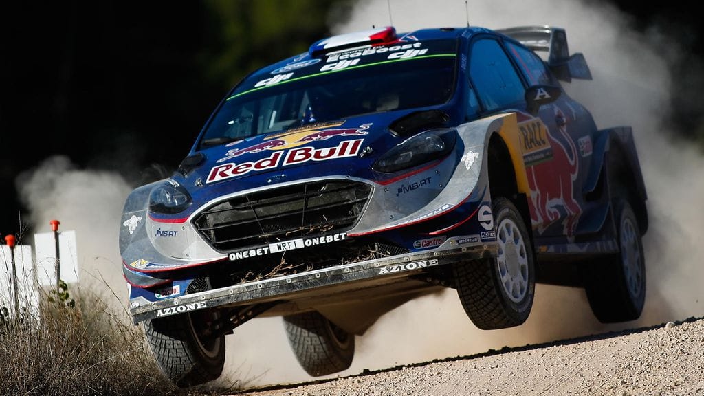 Sebastien Ogier. Kuva perjantailta.