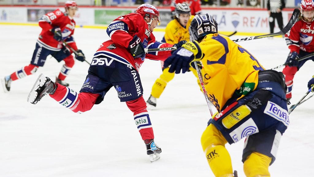 Miro Heiskanen laukoi komean osuman.