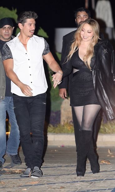 Mariah Carey poikaystävänsä Bryan Tanakan kanssa 9.10.2017 3