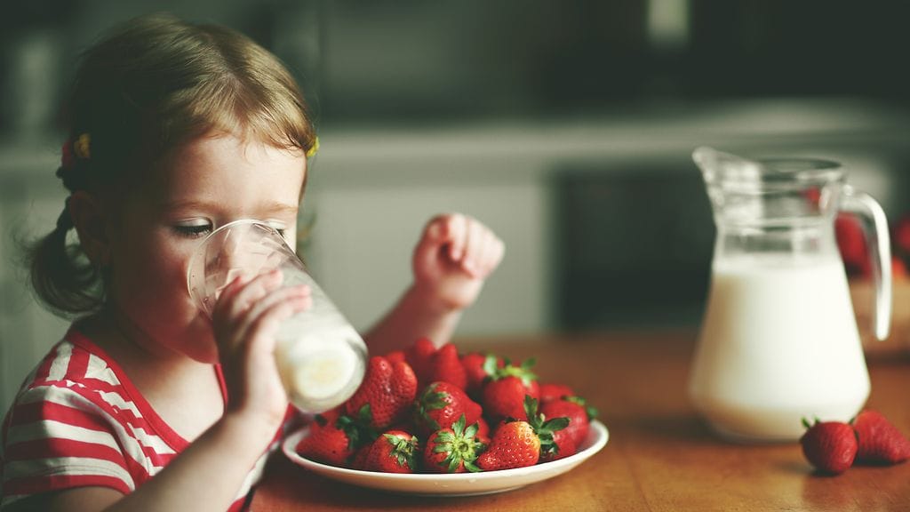 Minkä kanssa maito sinusta maistuu parhaimmalle? Kuvituskuva.
