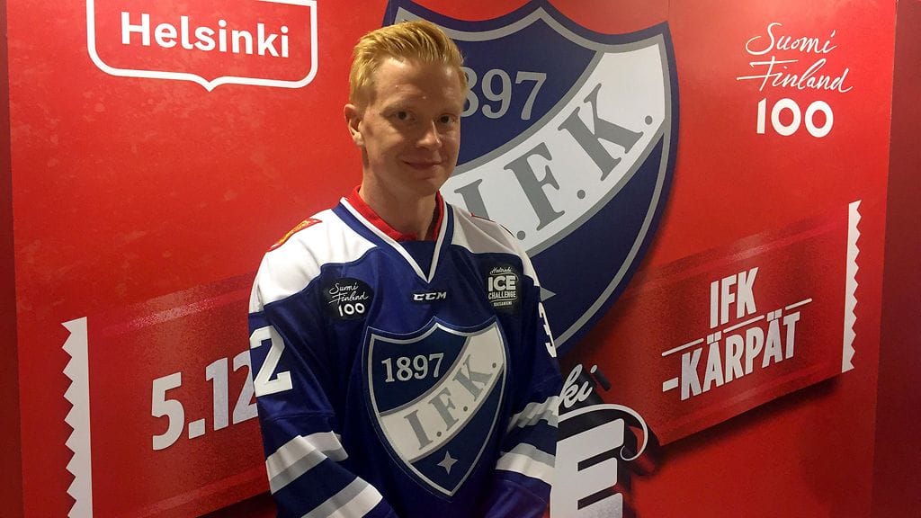 Lennart Petrell 2017 sininen HIFK paita