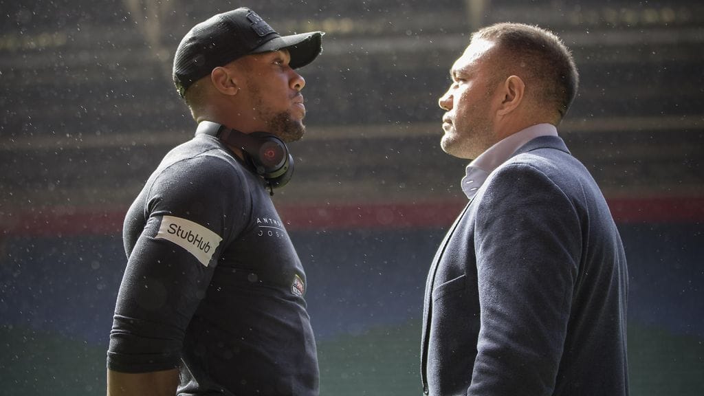 Anthony Joshuan (vas.) ja Kubrat Pulevin on määrä kohdata toisensa 28. lokakuuta Cardiffissa Walesissa.