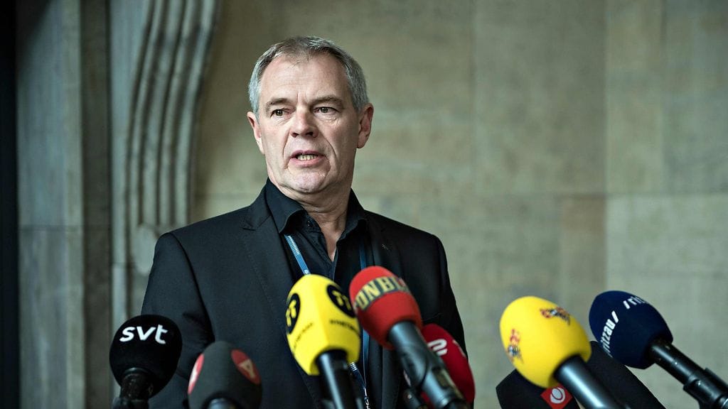 Poliisin tiedottaja Jens Möller.