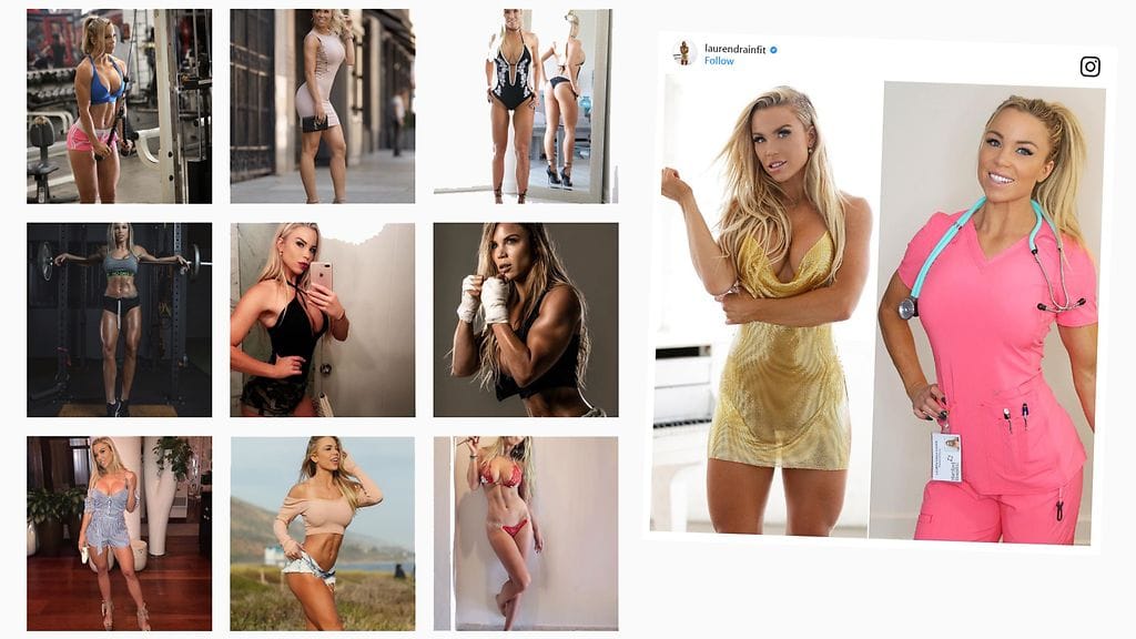 Naisen Instagram-sivu on kerännyt jo huikeat 3,7 miljoonaa seuraajaa.