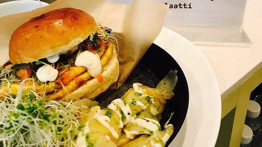 Ravintola EGGin munakasburgeri.