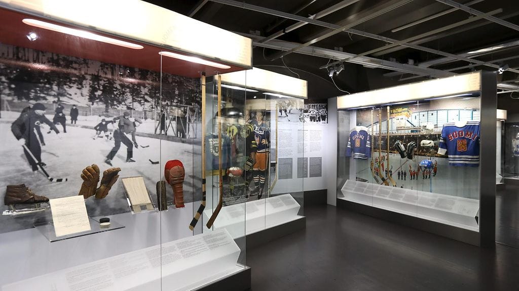 Suomen Jääkiekkomuseon perusnäyttely avautuu huomenna yleisölle.