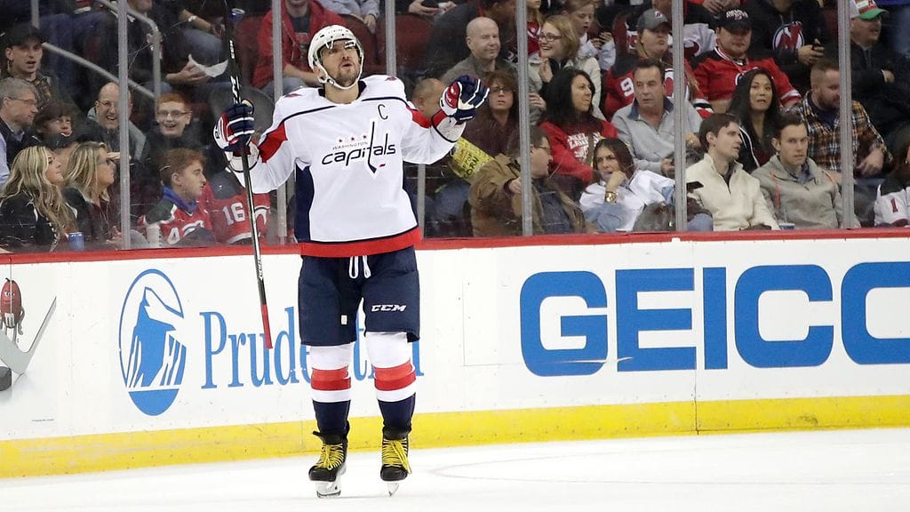 Aleksandr Ovetshkin on hirmuvedossa.