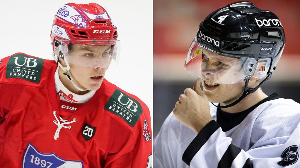 Miro Heiskanen ja Olli Juolevi.