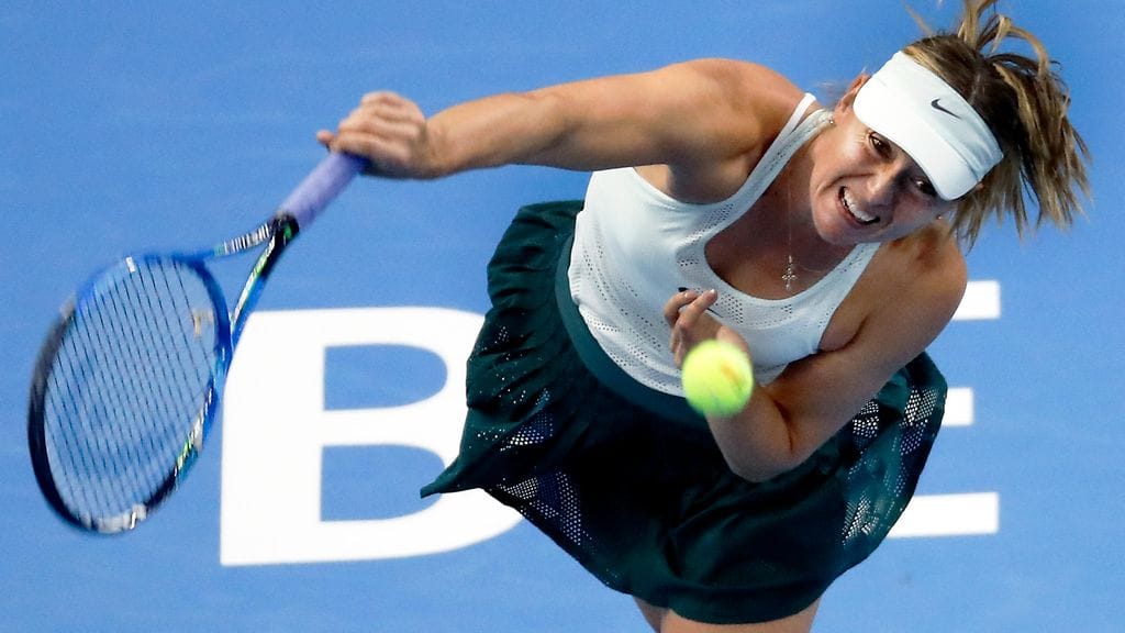 Maria Sharapova voitti WTA-turnauksen Tianjinissa.